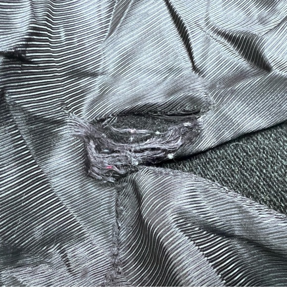 Banana Republic Grey Wool Trench Pea Coat with belt Size Medium - Picture 13 of 15